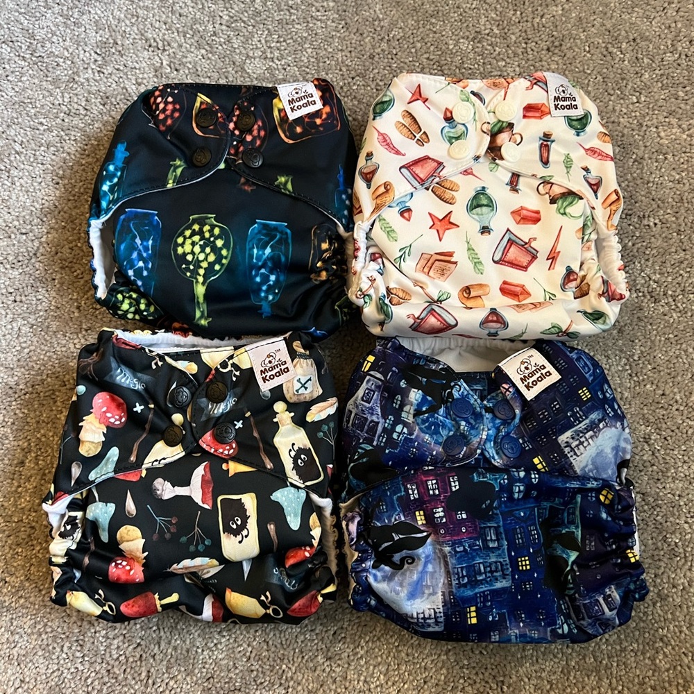 4 Mama Koala unused Cloth Diapers